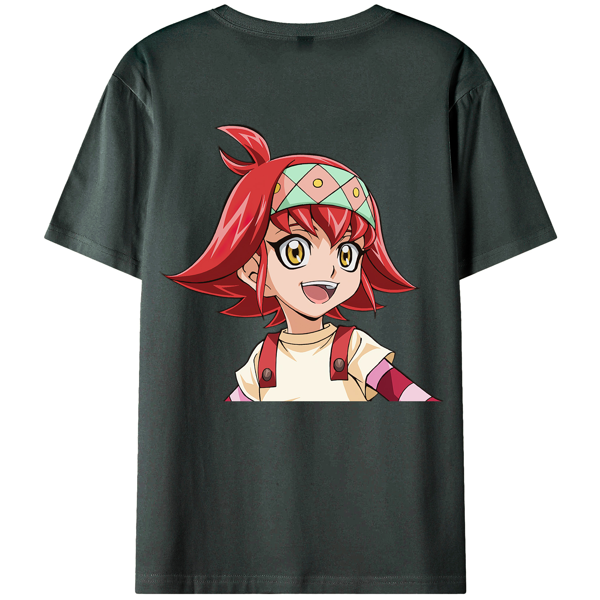 （画像用） 遊☆戯☆王 Yu-Gi-Oh! 綿100％ メンズ半袖Tシャツ（バックプリント） 通気性